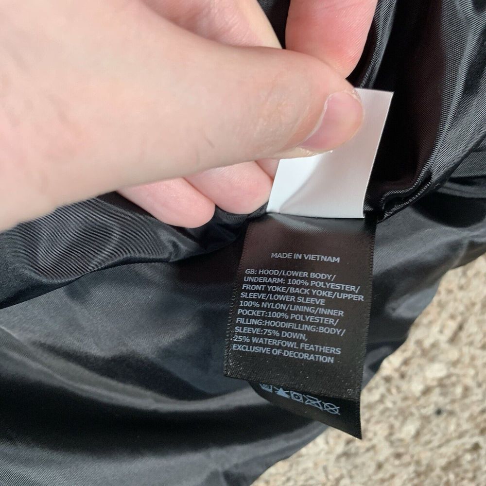 Men's North Face Jacket  1996 Retro Nuptse 700 Down Puffer Black [Medium] - Picture 7 of 9